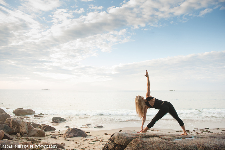 Sunrise Yoga at Singing Beach | Sarah Phillips Photography